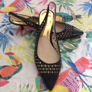 Michael Kors Kitten heal sling backs